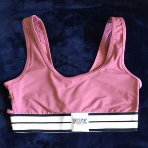 Pink Victoria's Secret Sports Bra with Side Detail